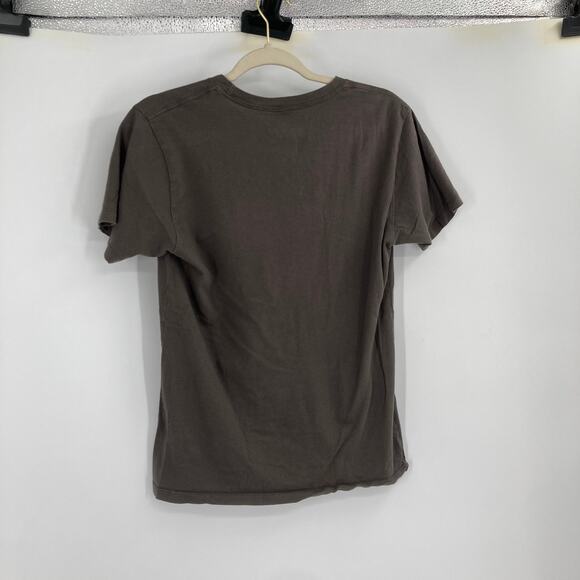 Goodie Two Sleeves Hangry Hippo Tee Graphic Humor Gray Women’s Size Small - Picture 2 of 6